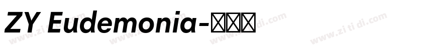 ZY Eudemonia字体转换